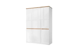 TAURUS, Шкаф 3DG H. Цвет БЕЛЫЙ / ДУБ ВОТАН