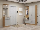 Готовая прихожая Стиль-04 Grey Silkwood Дуб Вотан