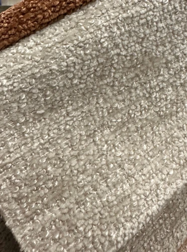 Кресло SION 3018-01 белый / 3018-10 бежевый, шенилл / черный каркас, ®DISAUR