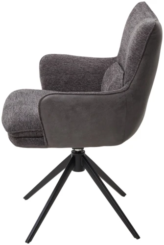 Стул MAYA 360 град. поворот Серый GINO-457 / SEA-458 / черный каркас, ®DISAUR