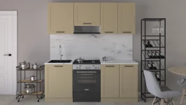 Кухонный гарнитур Берген 2000 белый/Терра Кухонный гарнитур Берген 2000 белый/Терра