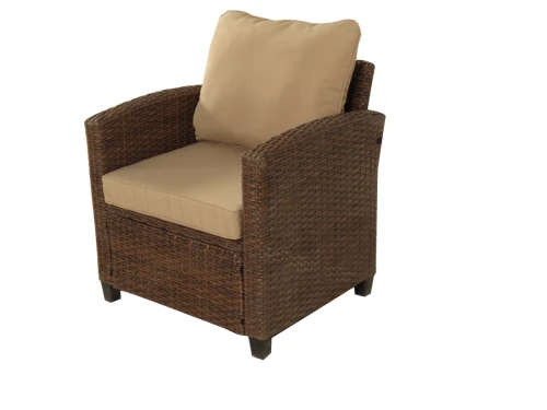 Обеденная группа плетеной мебели Джуми «Jumi» Шоколад