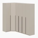 Шкаф с наполнением (14 полок + 2 штанги) ШК 5, Меланж