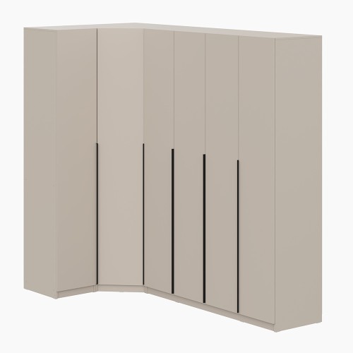 Шкаф с наполнением (14 полок + 2 штанги) ШК 5, Меланж