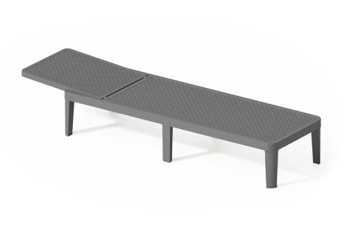 Шезлонг Tweet compact, серый