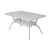 Стол из литого алюминия ВУЛКАН «VOLCANO» 150х90  -  Белый