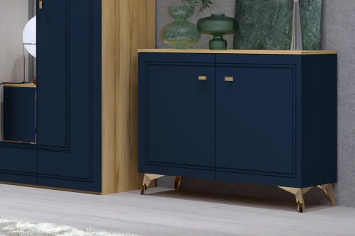 Комод Вега Сапфир синий
