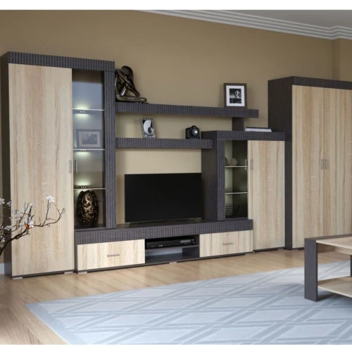 Шкаф «Марк» 2дв, венге/дуб сонома