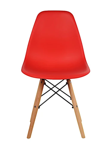 GH801/DC111 Стул пластиковый, КРАСНЫЙ#7940, каркас бук