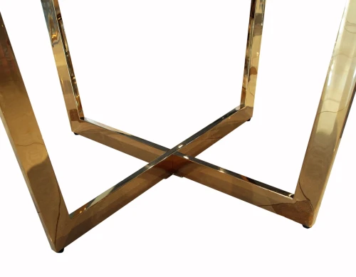 Стол обеденный Амали F-1374.1, 110х110х75 см, черный мрамор