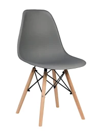 GH801/DC111 Стул пластиковый, ГРАФИТ, каркас бук