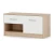 Тумба «Стелс» 1д1ящ, Дуб сонома/белый