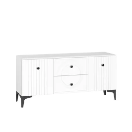 ТВ тумба Валенсия 16.45, Белый шагрень