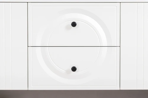 ТВ тумба Валенсия 16.45, Белый шагрень