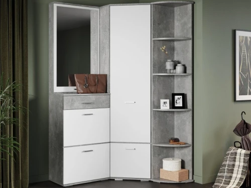 Зеркало «Виола», Ателье светлый/белый