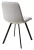 Стул CHILLI SQUARE BLUVEL-03 светло-серый, велюр / черный каркас М-City