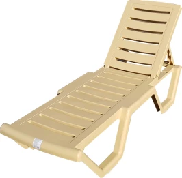 Шезлонг Сантьяго «SANTIAGO»  -  Бежевый