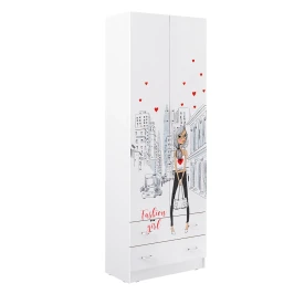 Шкаф Вега Girl, Белый