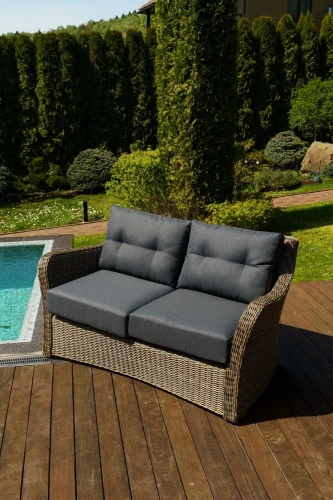 ВЕНЕЦИЯ 2-х местный диван (цвет: коричневый)