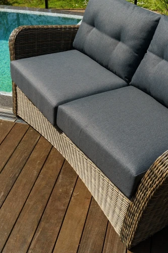 ВЕНЕЦИЯ 2-х местный диван (цвет: коричневый)