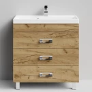 Тумба Орландо 80 напольный, Дуб Тортуга ПВХ 2357-43 Vodok с раковиной в комплекте Тумба Орландо 80 напольный, Дуб Тортуга ПВХ 2357-43 Vodok с раковиной в комплекте