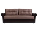 Диван еврокнижка Монако 160 рогожка коричневая