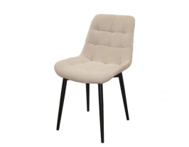 Стул Р / черный /велюр бежевый