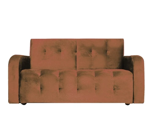 Диван  Оксфорд  90х170 велюр  коричневый