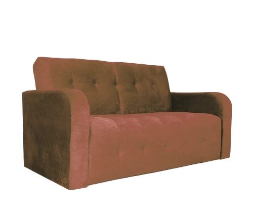 Диван  Оксфорд  90х170 велюр  коричневый