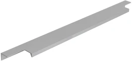 Ручка торцевая мебельная Т-2 386мм Матовый Алюминий 386*15*40