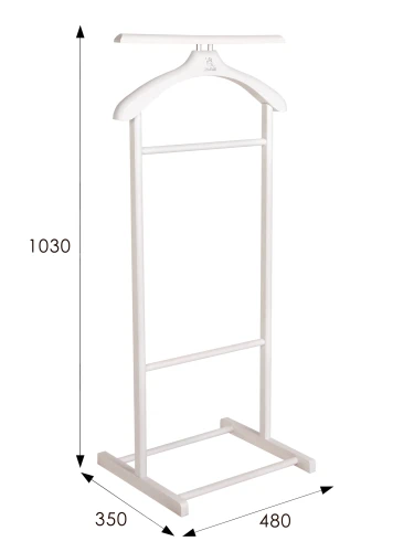 Вешалка костюмная В 21Н белый