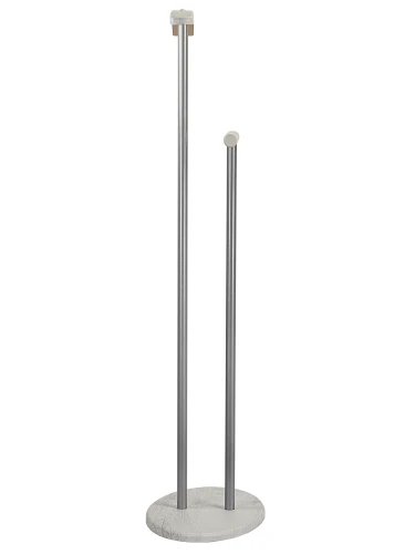 Вешалка костюмная Дэви 2 металлик/дуб дымчатый