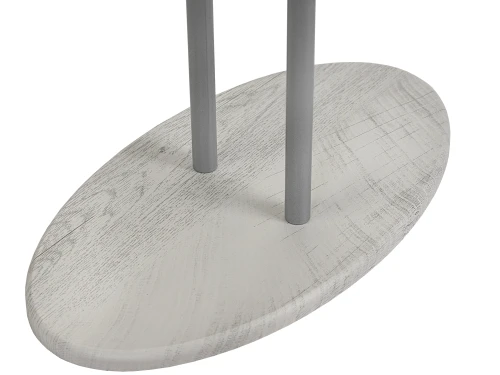 Вешалка костюмная Дэви 2 металлик/дуб дымчатый