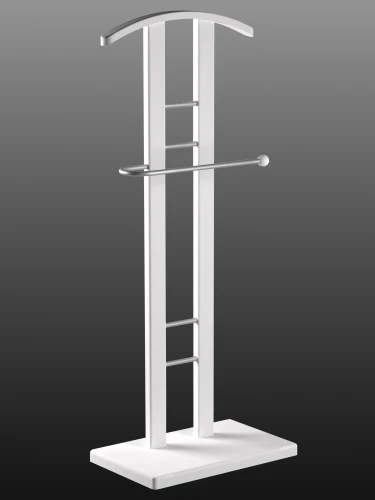 Вешалка костюмная ГАЛАНТ 321 металлик/белый