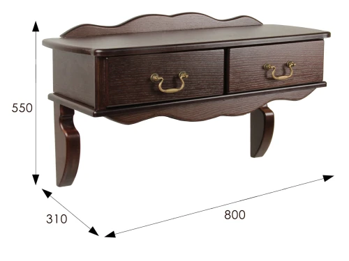 Консоль Берже 20 темно-коричневый