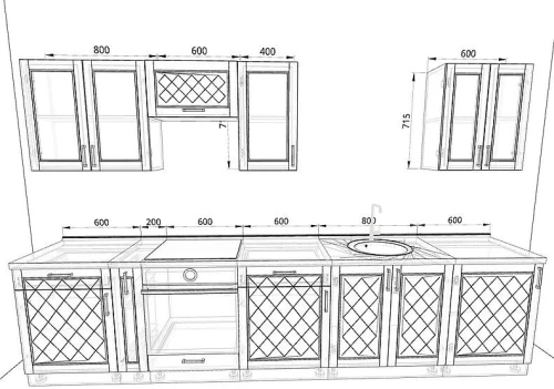 Кухня Барселона Комплектация 2