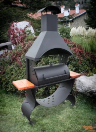 Мангал-коптильня МК-7