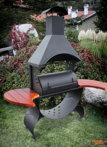 Мангал-коптильня МК-7