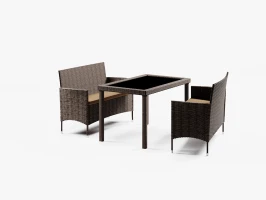 Комплект мебели из искусственного ротанга Анкор Company Set Dark brown