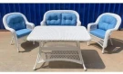 Комплект плетеной мебели T130-LV-520 White Комплект плетеной мебели T130-LV-520 White