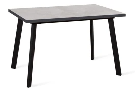 Стол DikLine HB120 хромикс белый/ опоры черные