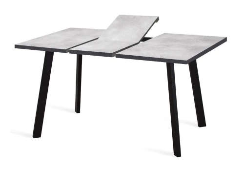 Стол DikLine HB120 хромикс белый/ опоры черные