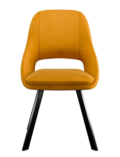 Стул DikLine 247 поворотный, Z280 апельсин, ножки черные