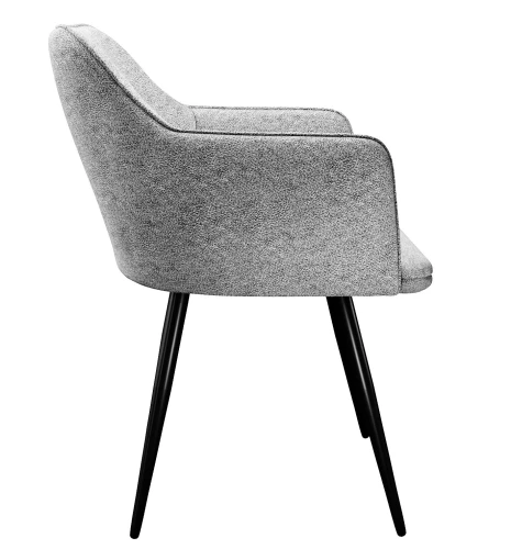 Стул DikLine 277 поворотный NS10 GREY, ножки черные