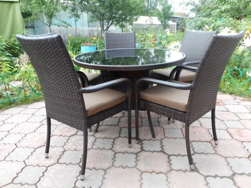Обеденная группа из искусственного ротанга ЭММА «EMMA» (5 предметов)