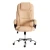 Кресло BERGAMO хром (22) кож/зам, бежевый, 36-34