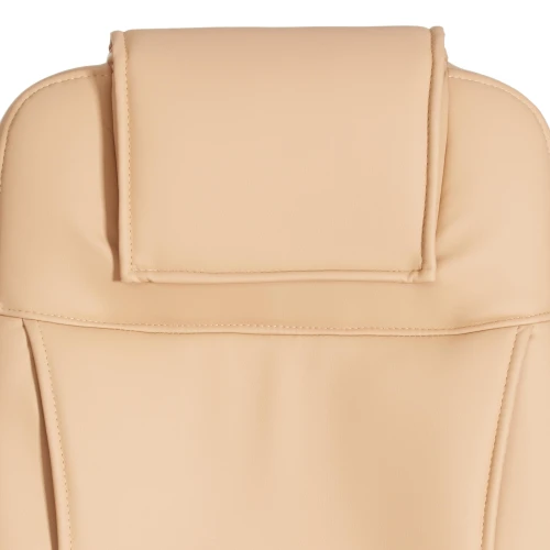 Кресло BERGAMO хром (22) кож/зам, бежевый, 36-34