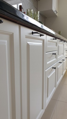 Модульная кухня Ницца Royal 1600 Blanco МДФ эмаль прямая