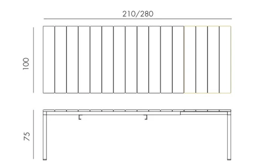 Комплект обеденный Nardi Rio-Palma Set