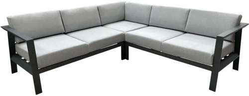 Угловой диван из алюминия Graphite